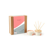 Signature Hibiscus & Coral Sand Reed & Candle Gift Set